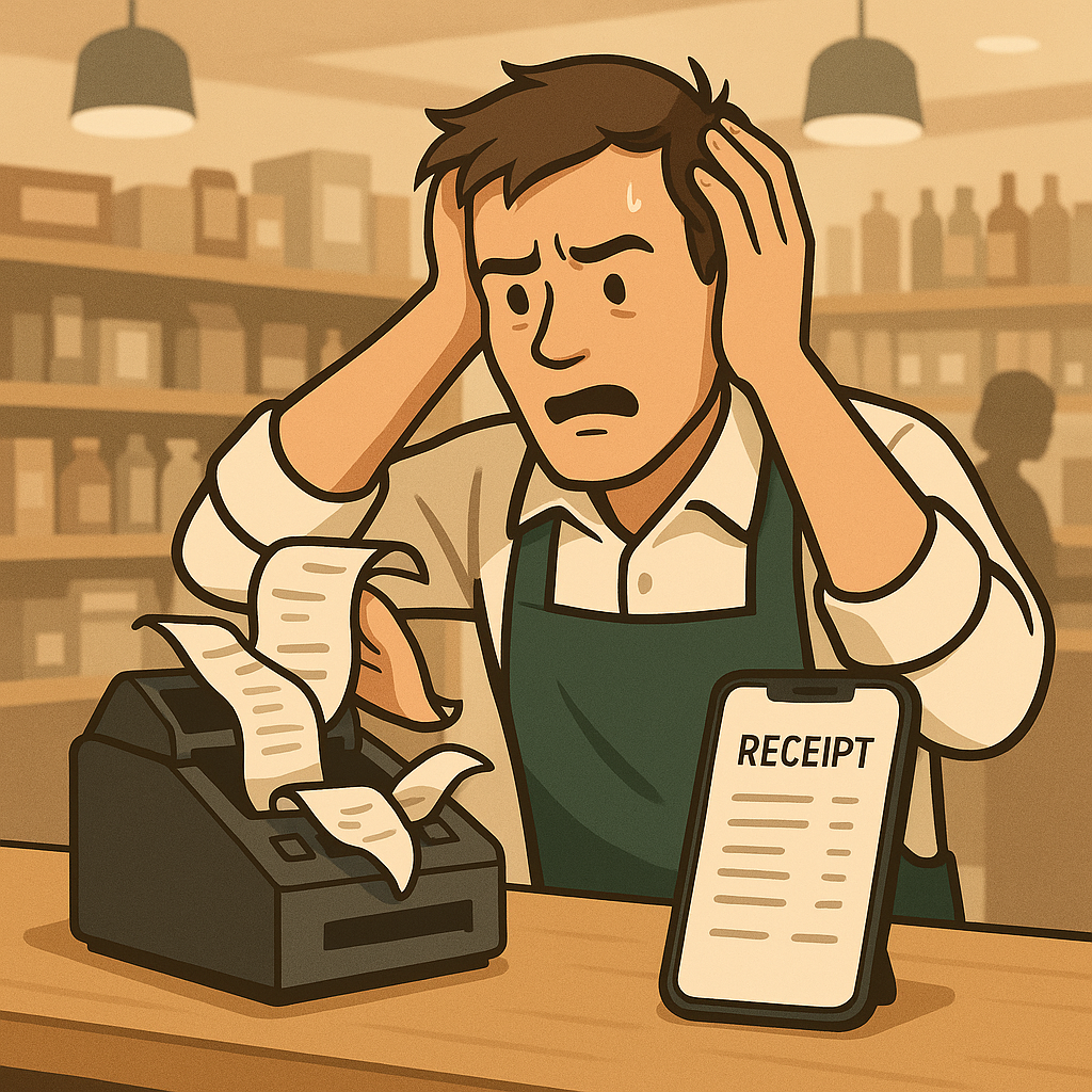 Why Every Business Owner Secretly Hates Printing Receipts (But Keeps Doing It)